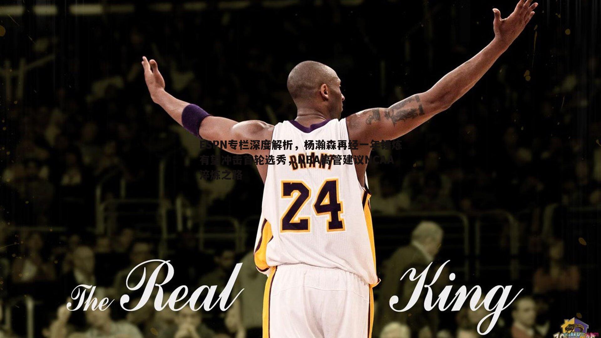 ESPN专栏深度解析,杨瀚森再经一年锤炼有望冲击首轮选秀,NBA高管建议NCAA淬炼之路